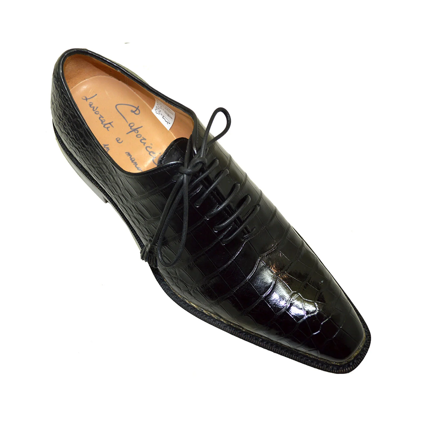 Caporicci 1400 Baby Alligator Lace Up - Image 24