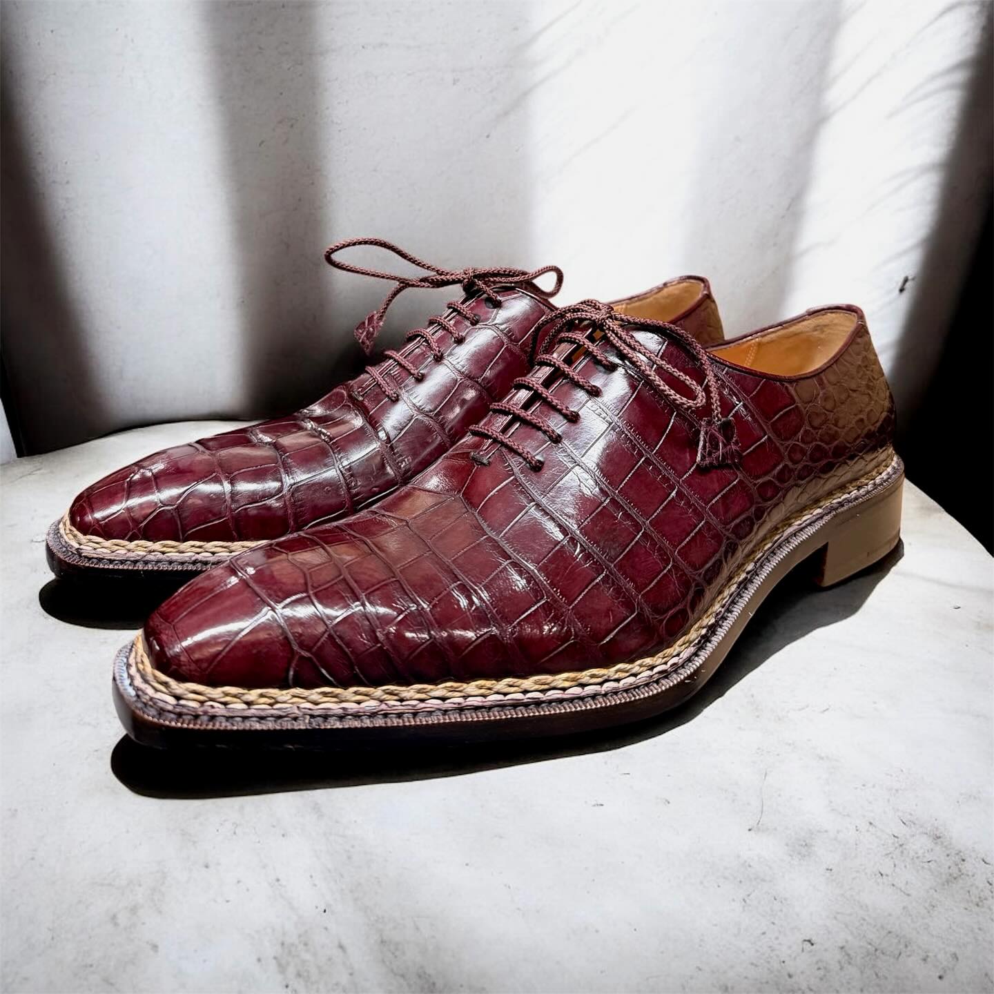 Caporicci 1400 Baby Alligator Lace Up - Image 6
