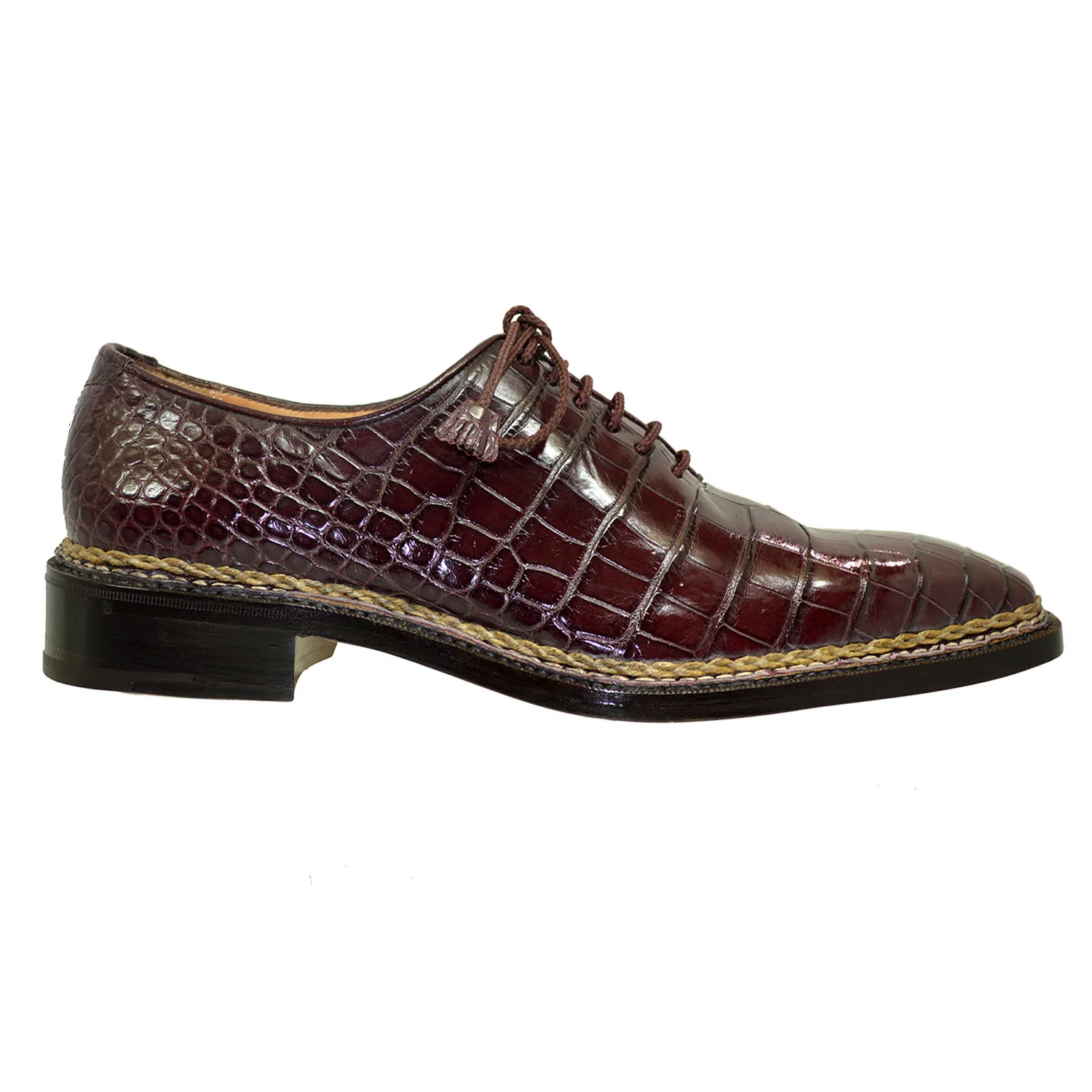 Caporicci 1400 Baby Alligator Lace Up - Image 8
