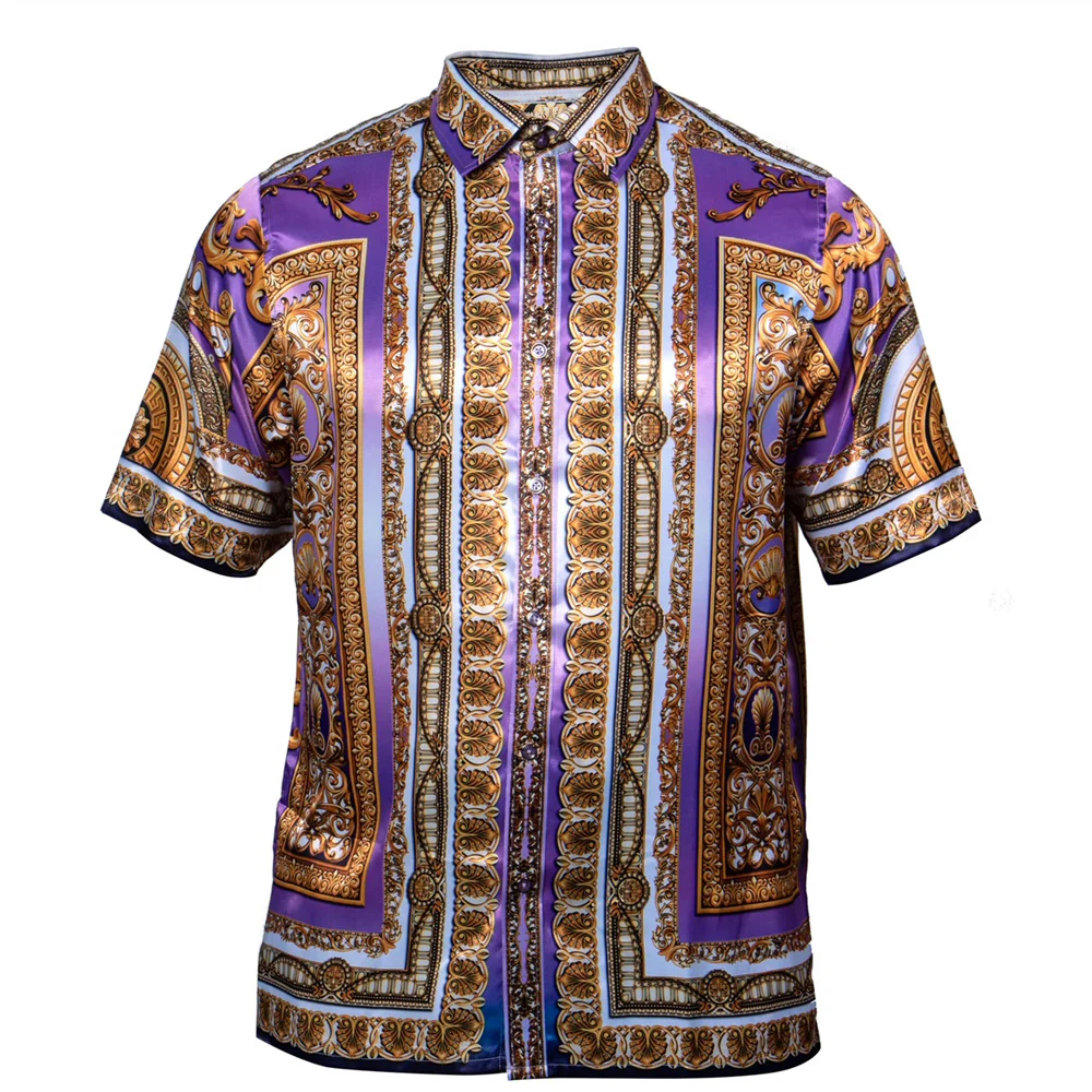 Prestige Vintage Design Satin Button Up 322 - Image 2