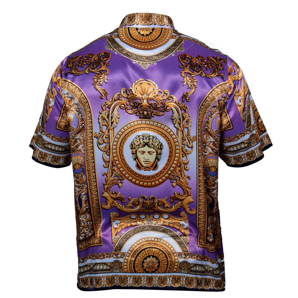 Prestige Vintage Design Satin Button Up 322 - Image 4