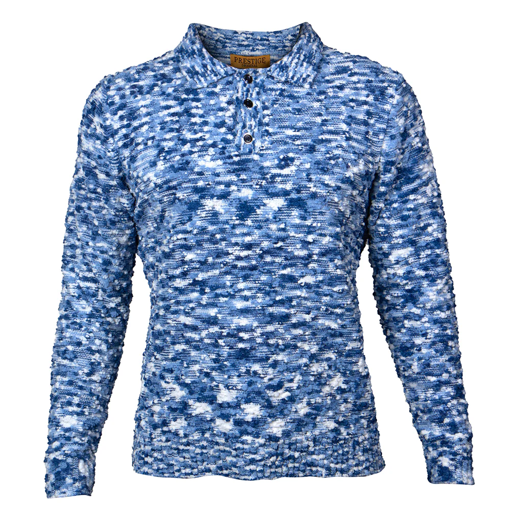 Prestige Long Sleeve Polo Sweater Zip 490