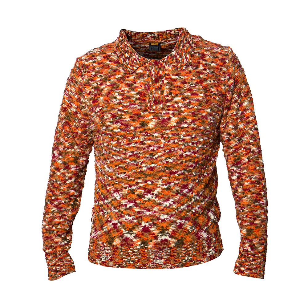 Prestige Long Sleeve Polo Sweater Zip 490 - Image 2