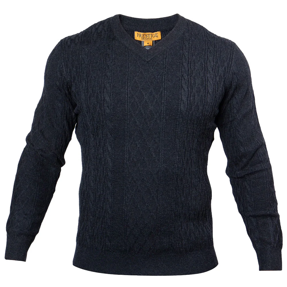 Prestige Wool-Blend Sweater V-Neck 563 - Image 3