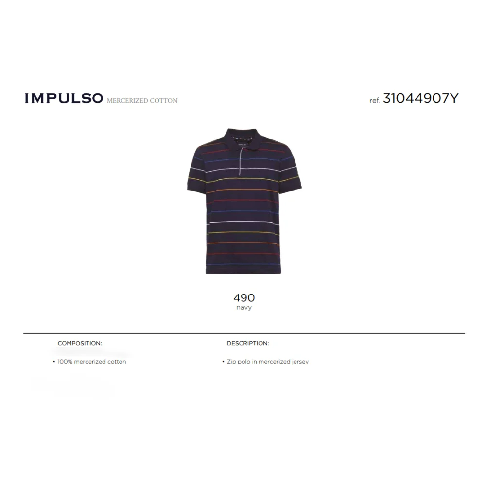 Impulso Zip Short Sleeves Jersey Polo 31044907Y - Image 2