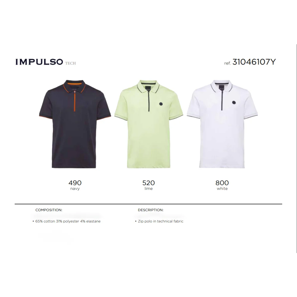 Impulso Zip Short Sleeves Polo 31046107Y - Image 2