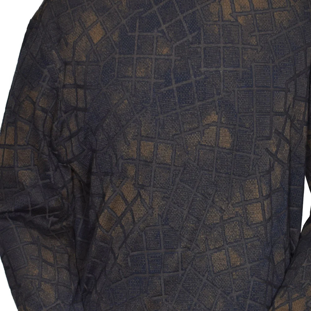 Marcello 894 Shaded Mocha and Navy Sweater - Image 2