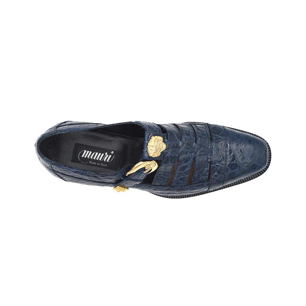 Mauri 3082 Men's Exotic-Skin Alligator Sandals - Image 19