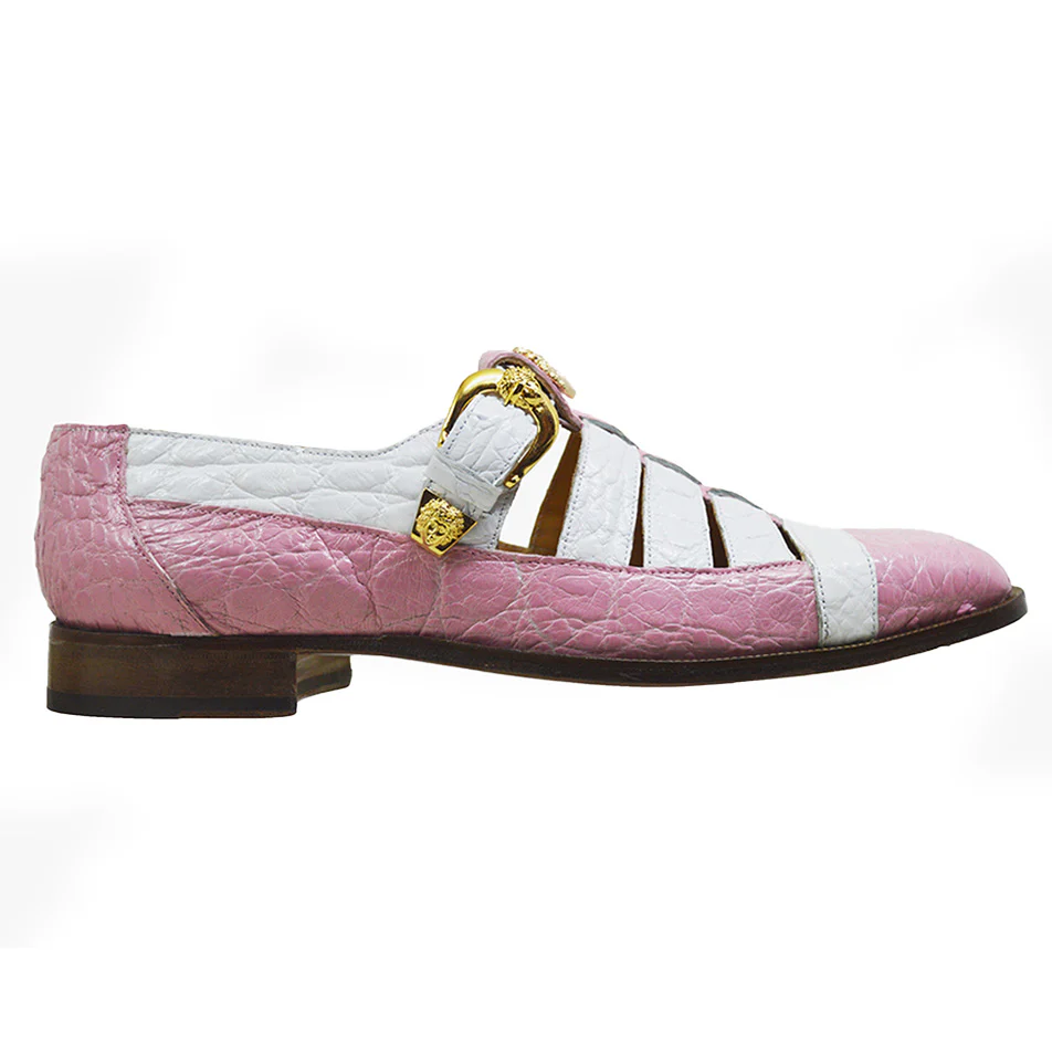 Mauri 3082 Two-Color Alligator Sandal Shoes - Image 3