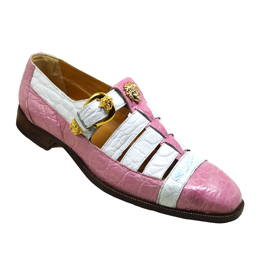 Mauri 3082 Two-Color Alligator Sandal Shoes - Image 5