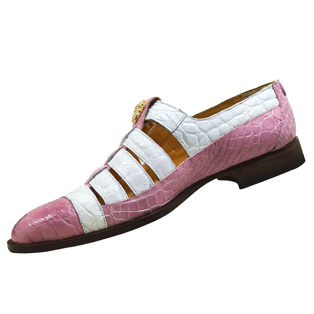 Mauri 3082 Two-Color Alligator Sandal Shoes - Image 6