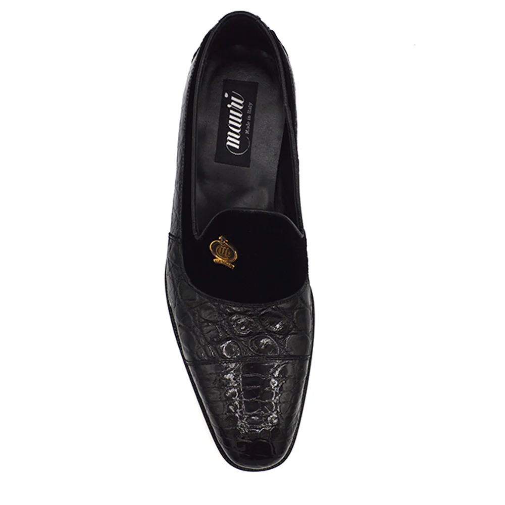 Mauri 3215 Alligator and Velvet Loafer - Image 2