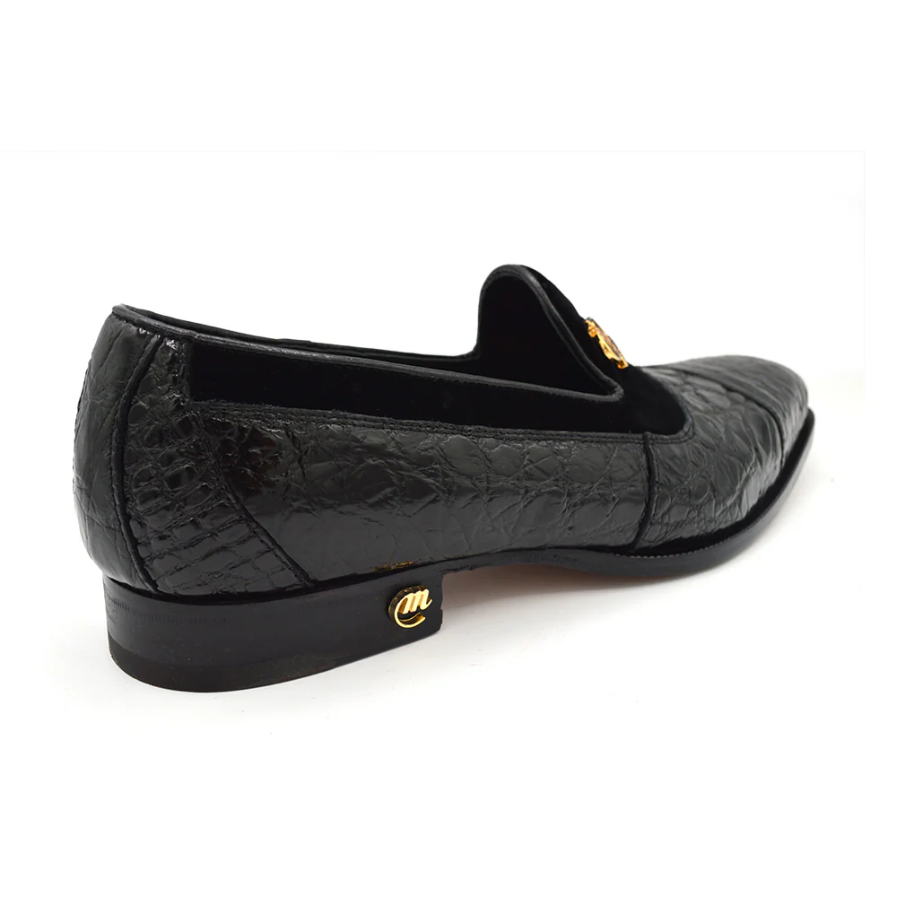 Mauri 3215 Alligator and Velvet Loafer - Image 4