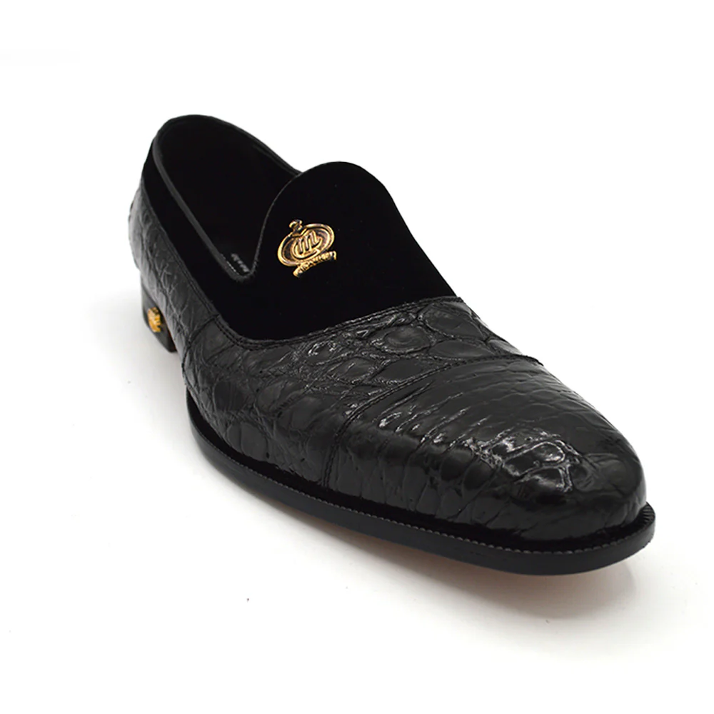 Mauri 3215 Alligator and Velvet Loafer - Image 6