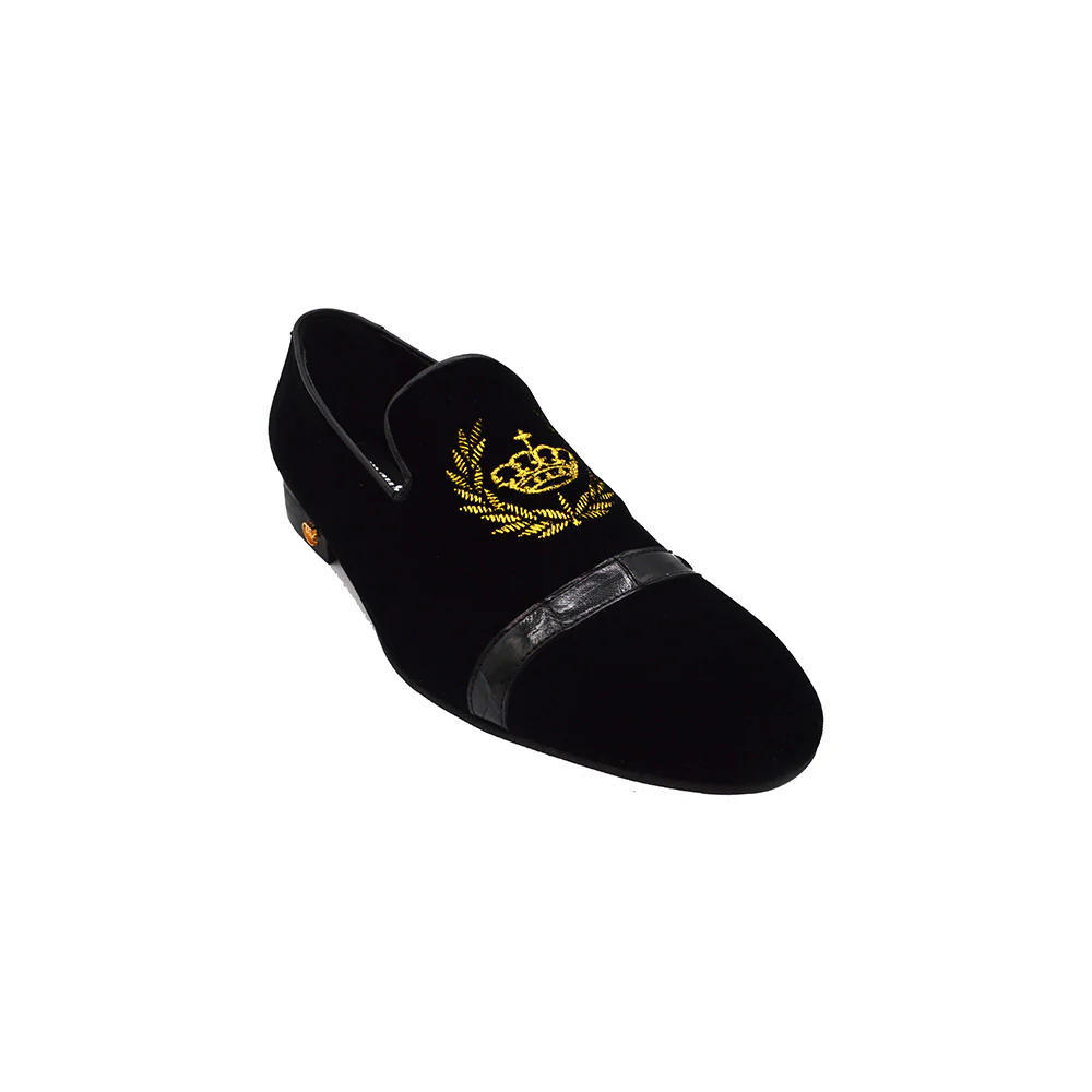 Mauri 3296 Alligator and Velour Loafer - Image 11