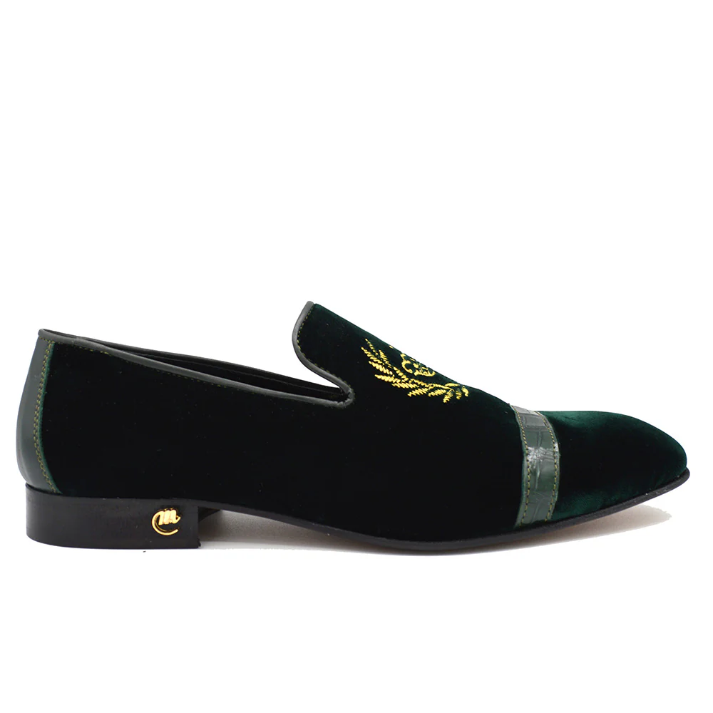 Mauri 3296 Alligator and Velour Loafer - Image 5