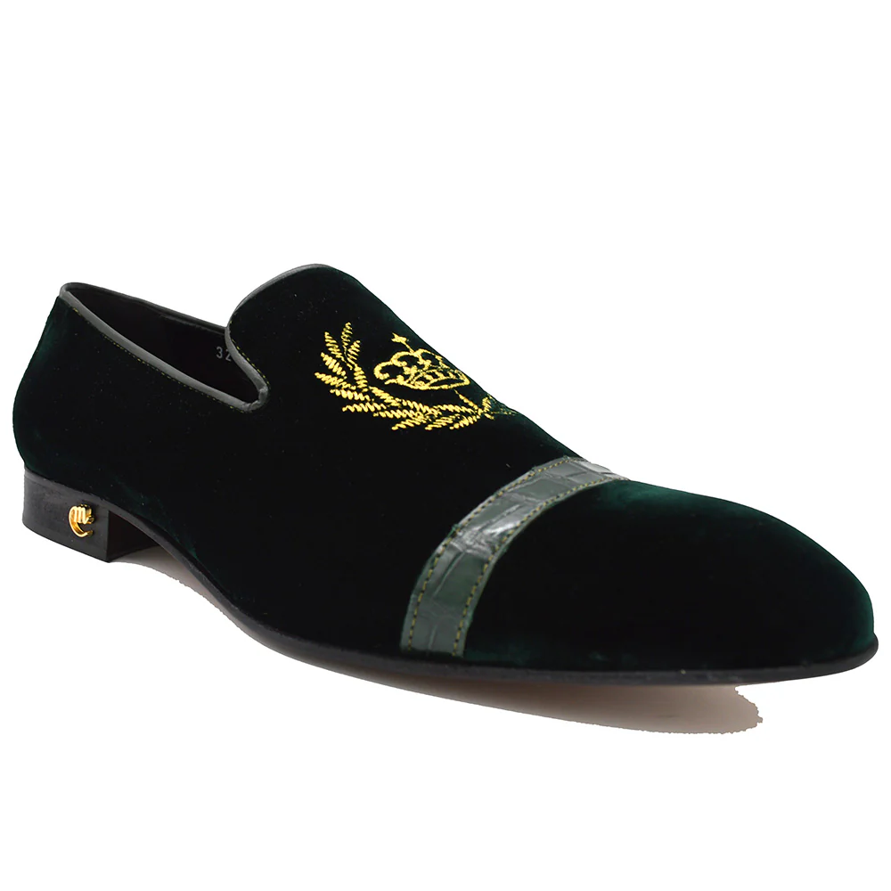 Mauri 3296 Alligator and Velour Loafer - Image 6