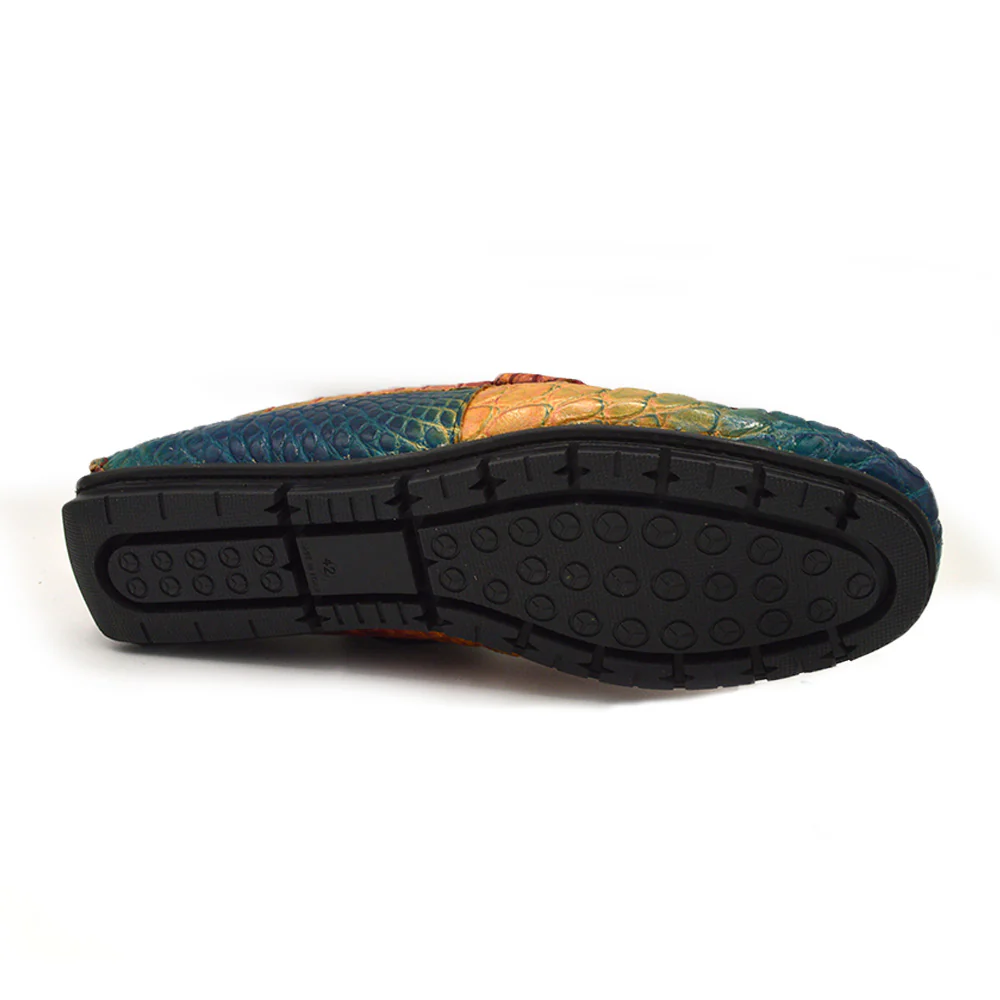 Mauri 3405 Multi Color Alligator Driving Shoe - Image 9