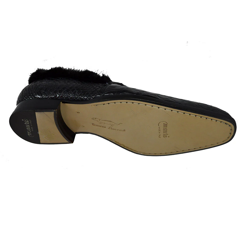 Mauri 4615/4 Crocodile & Mink Loafer - Image 6