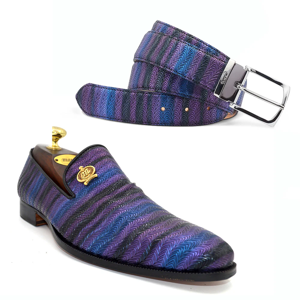 Mauri 4709/4 Multi Viola Fabric Loafer - Image 2
