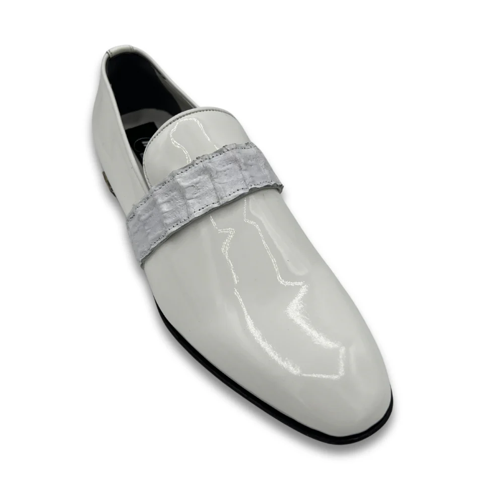 Mauri 4709 Patent Leather and Horn-back Loafer - Image 3
