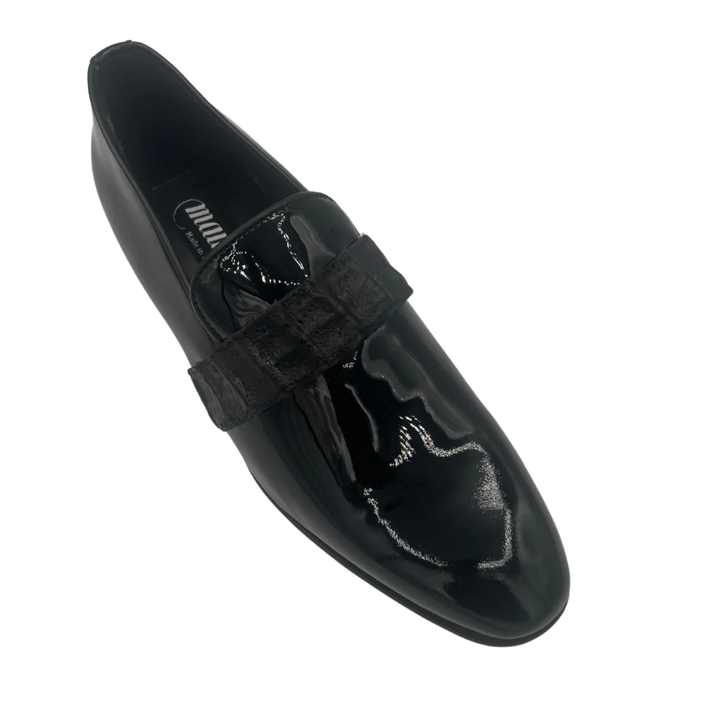 Mauri 4709 Patent Leather and Horn-back Loafer - Image 4