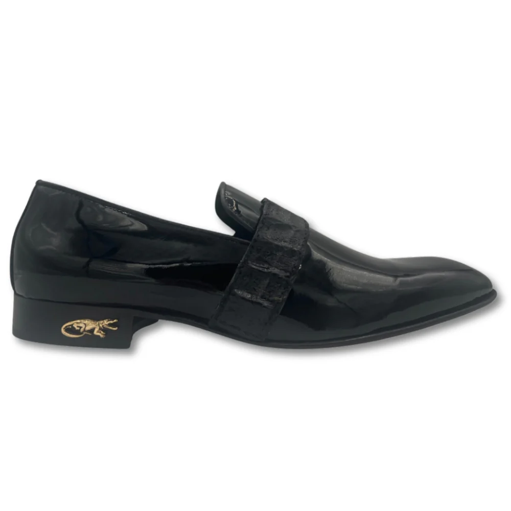 Mauri 4709 Patent Leather and Horn-back Loafer - Image 5