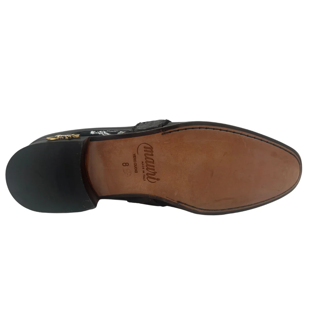 Mauri 4709 Patent Leather and Horn-back Loafer - Image 7