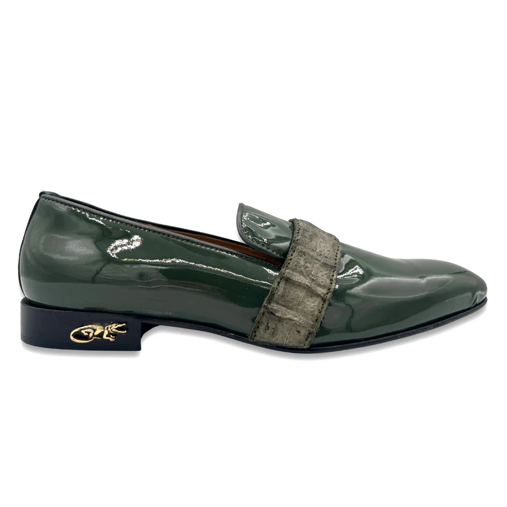 Mauri 4709 Patent Leather and Horn-back Loafer Last Pair - Image 3