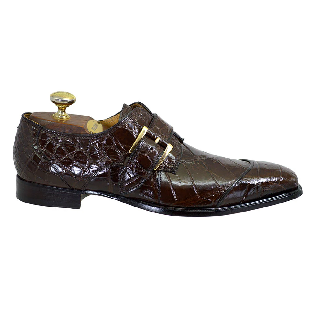 Mauri 4853 Alligator Monk Strap - Image 11