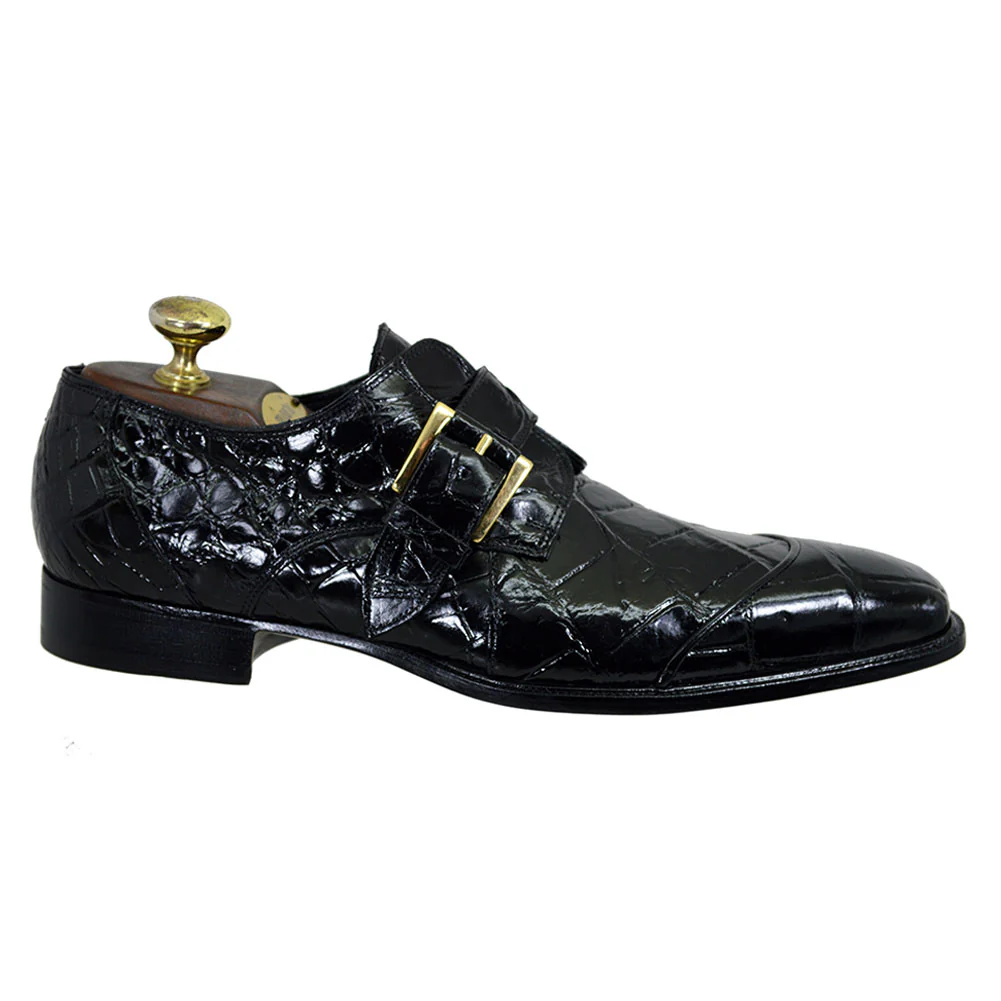 Mauri 4853 Alligator Monk Strap - Image 15