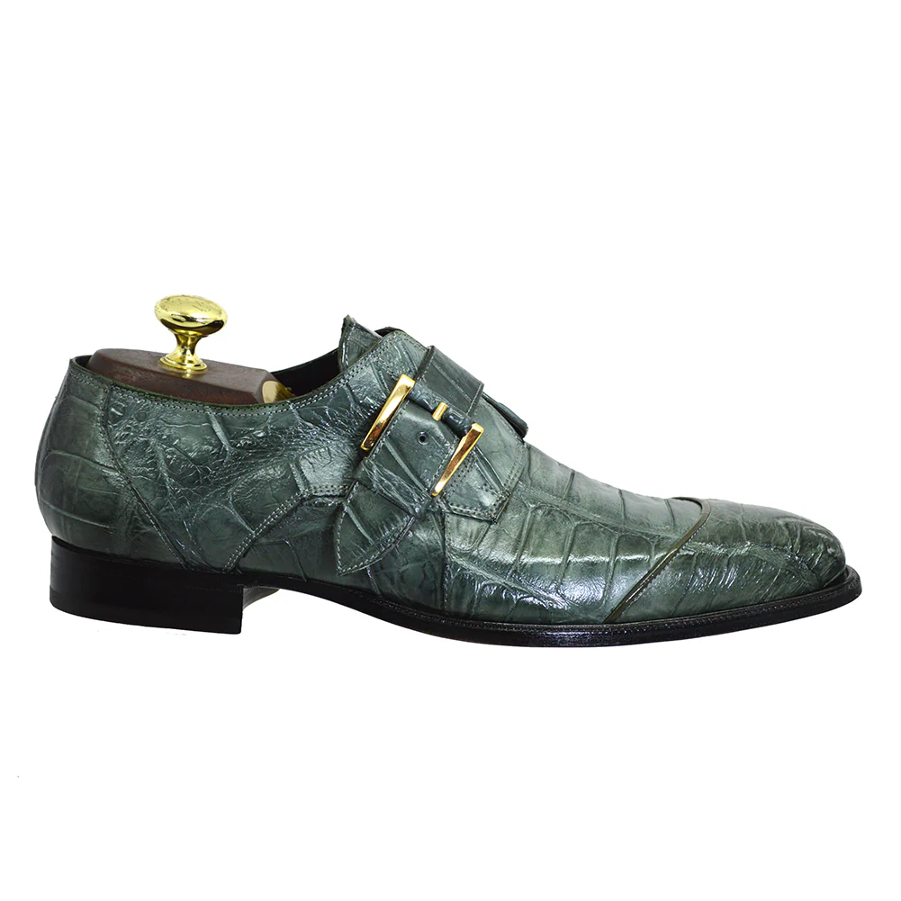 Mauri 4853 Alligator Monk Strap - Image 16