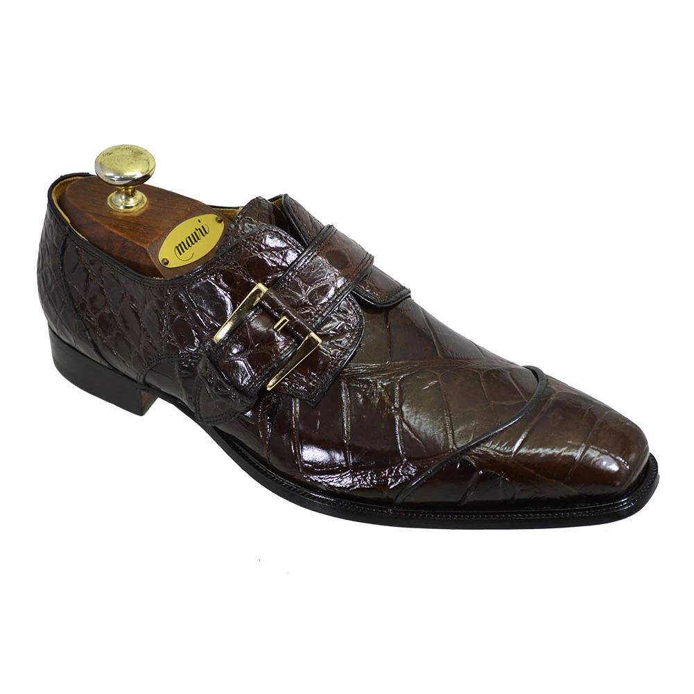 Mauri 4853 Alligator Monk Strap - Image 9