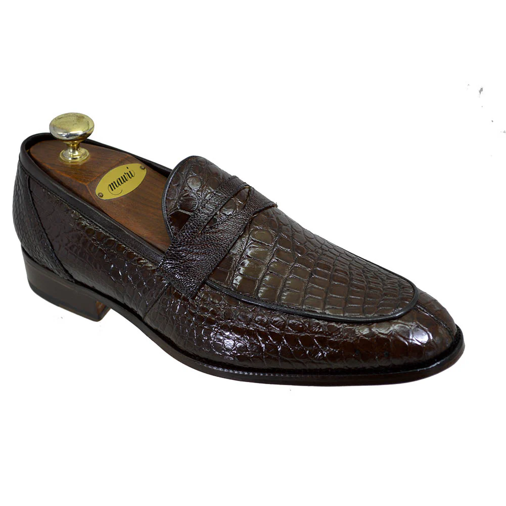Mauri 4862 Crocodile Penny Loafer - Image 10