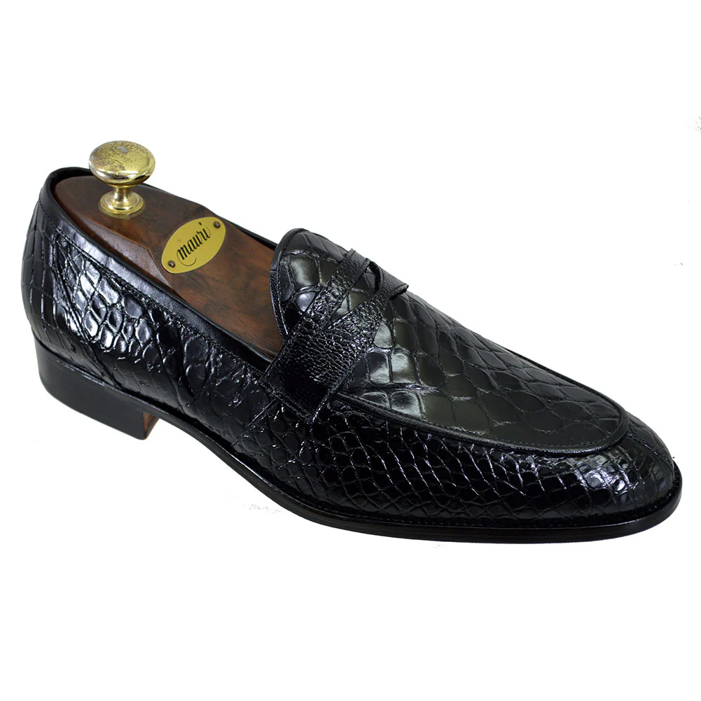 Mauri 4862 Crocodile Penny Loafer - Image 4