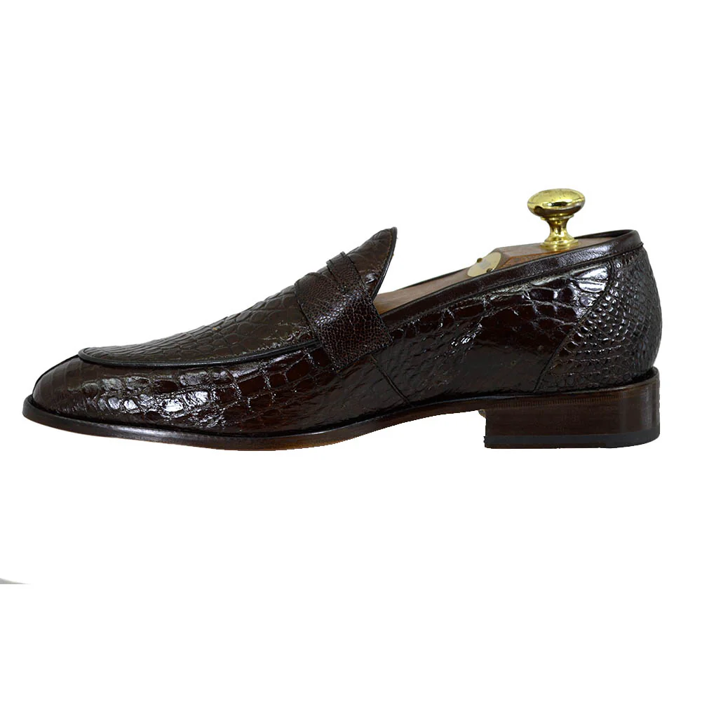 Mauri 4862 Crocodile Penny Loafer - Image 6