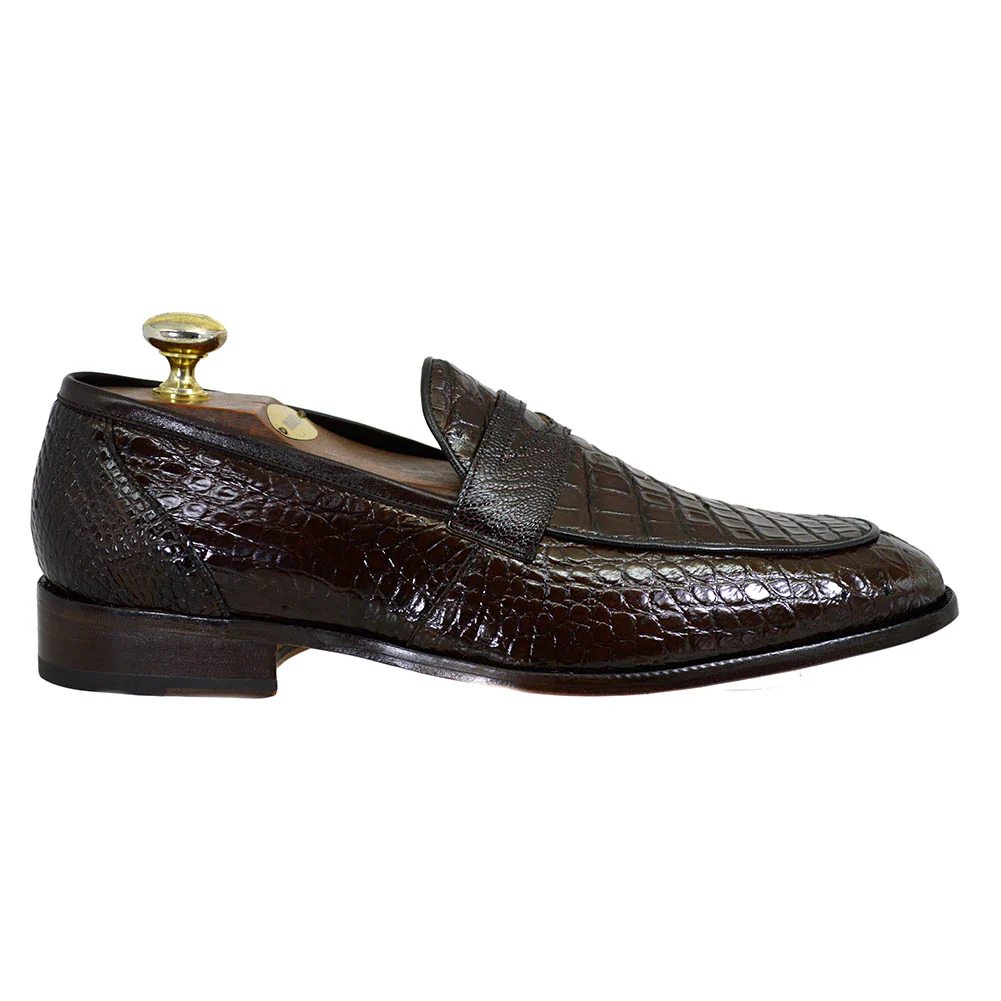 Mauri 4862 Crocodile Penny Loafer - Image 7