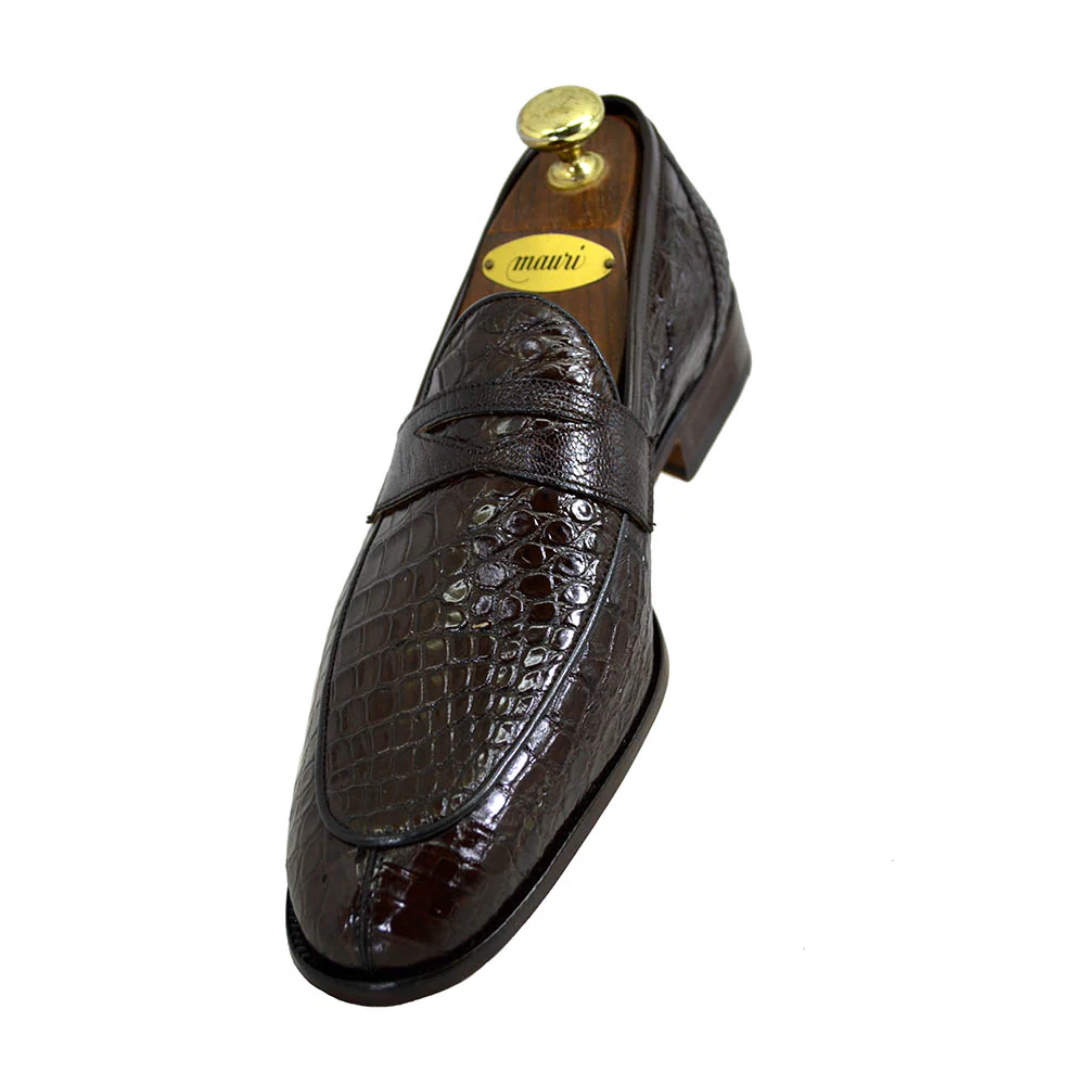 Mauri 4862 Crocodile Penny Loafer - Image 8