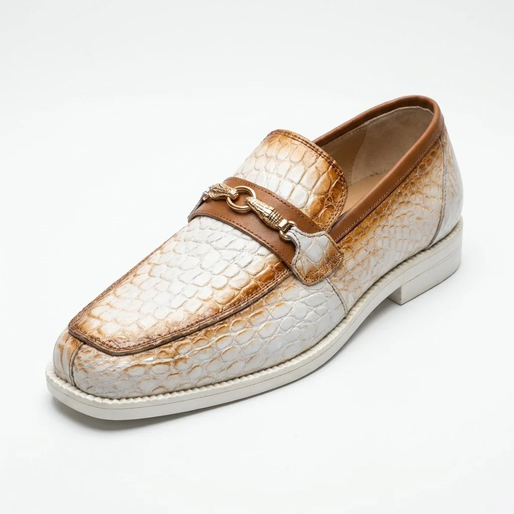 Mauri 4894 Alligator Loafers - Image 11