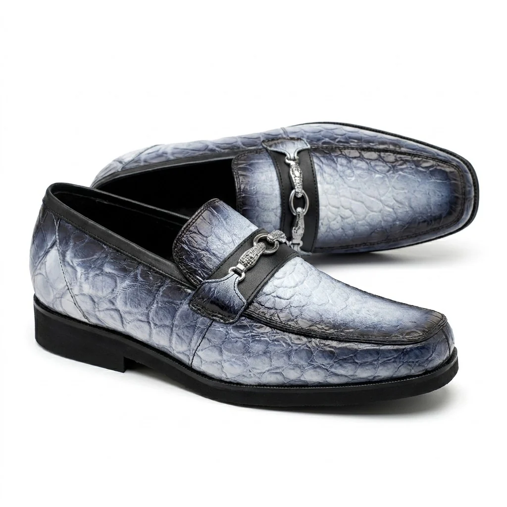 Mauri 4894 Alligator Loafers - Image 7