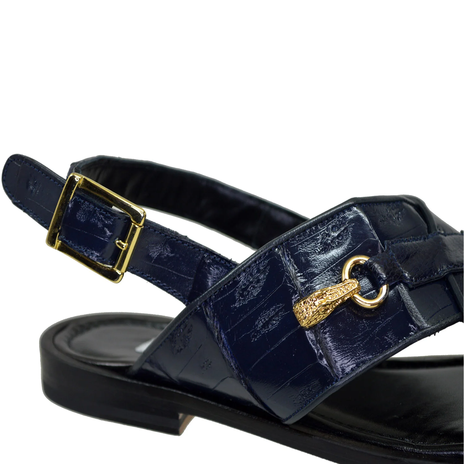Mauri 5113 Crocodile and Ostrich Leg Sandal - Image 13