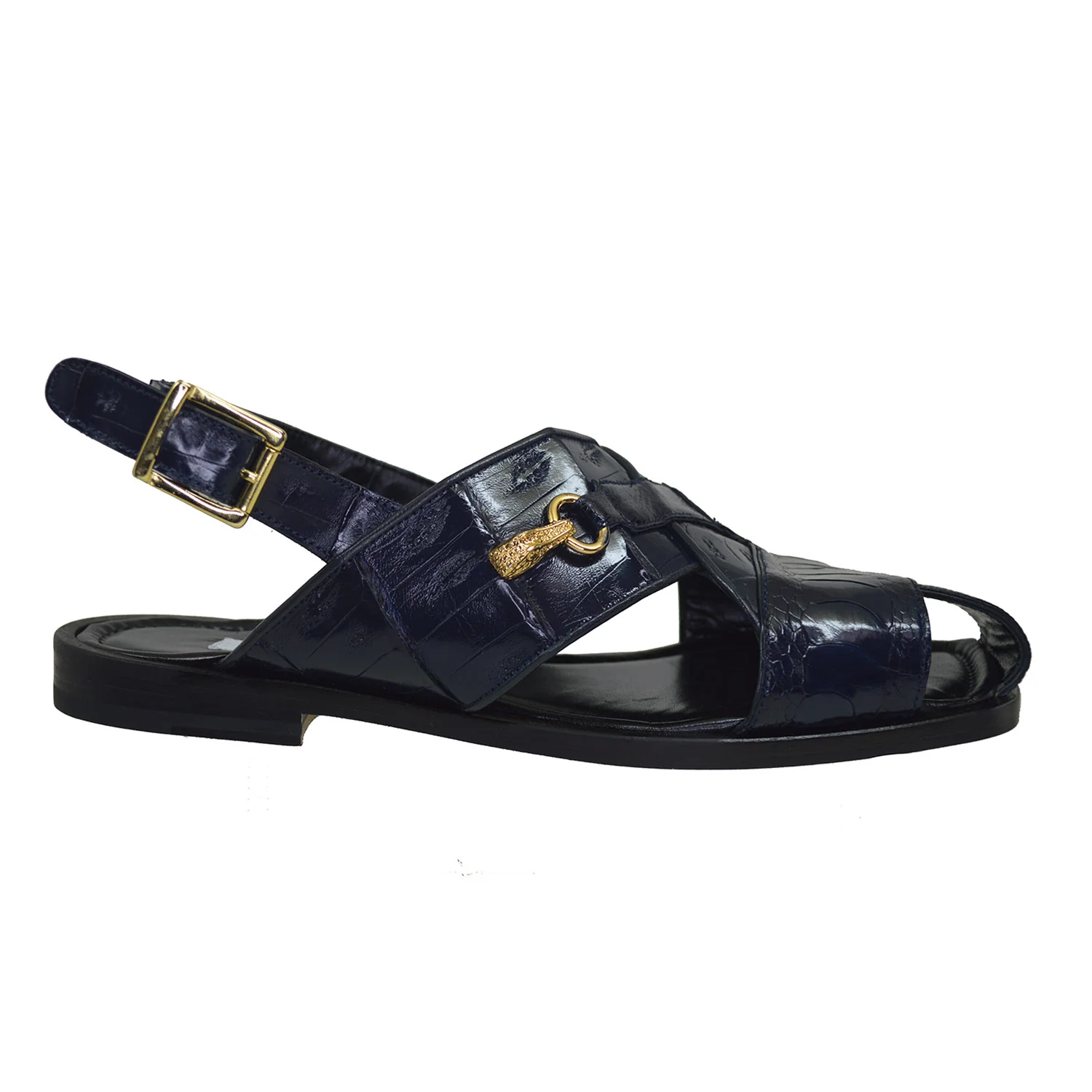 Mauri 5113 Crocodile and Ostrich Leg Sandal - Image 6