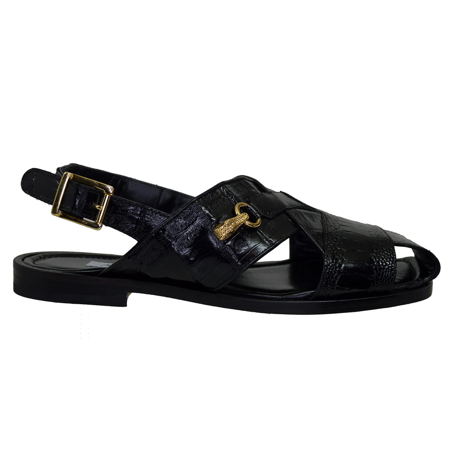 Mauri 5113 Crocodile and Ostrich Leg Sandal - Image 7