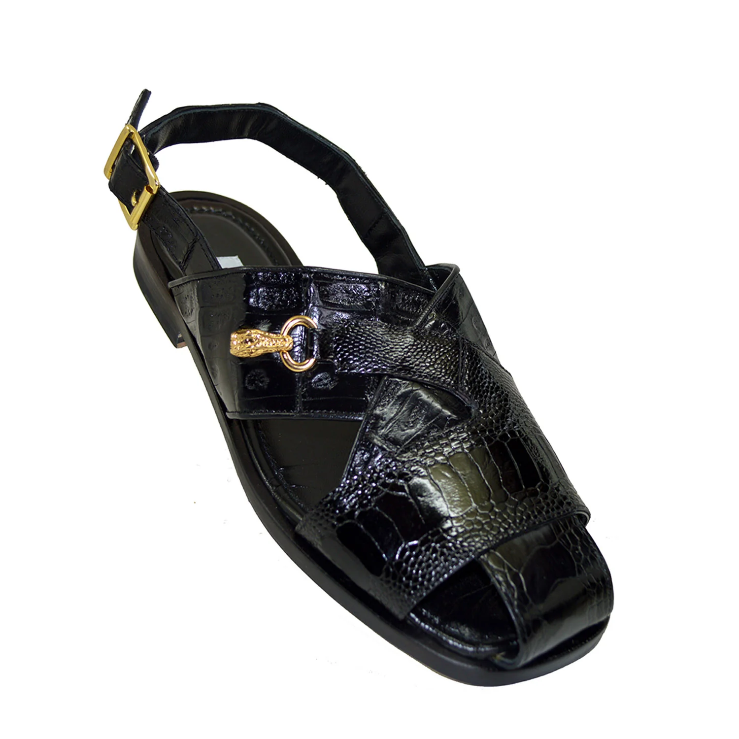 Mauri 5113 Crocodile and Ostrich Leg Sandal - Image 9