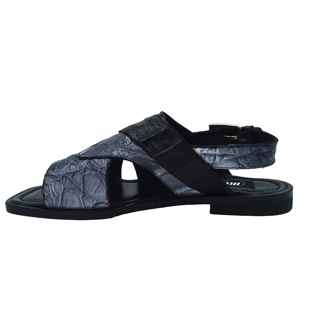 Mauri 5181 Alligator Multi-Gray/Black Sandal - Image 3