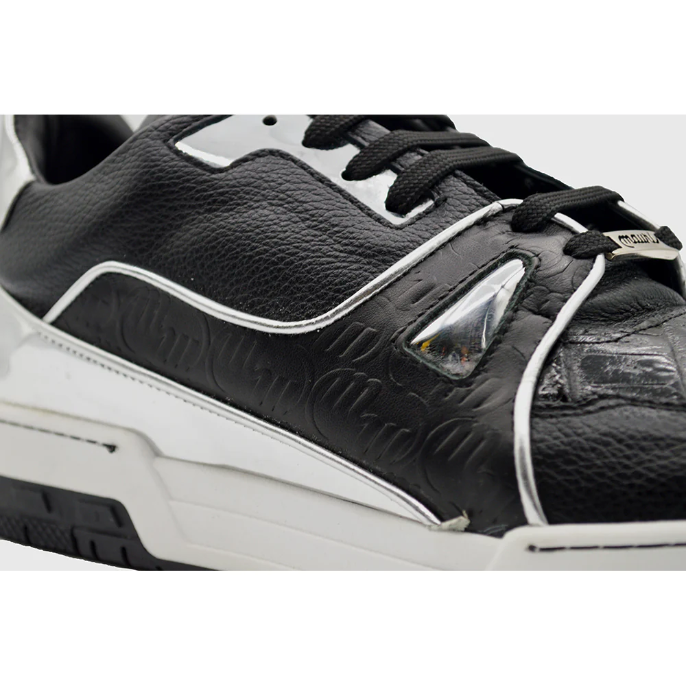 Mauri 8433 Alligator and Leather Sneaker - Image 3