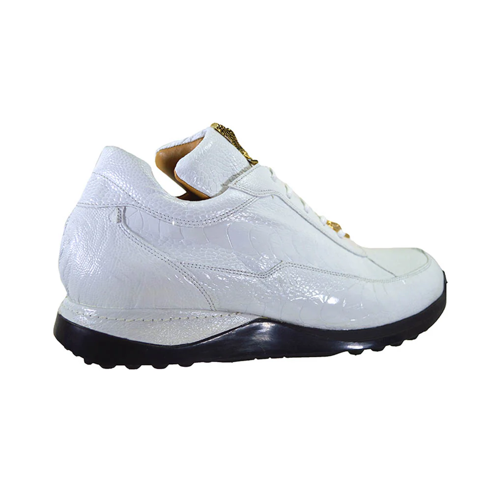 Mauri 8814 White Ostrich Casual - Image 5