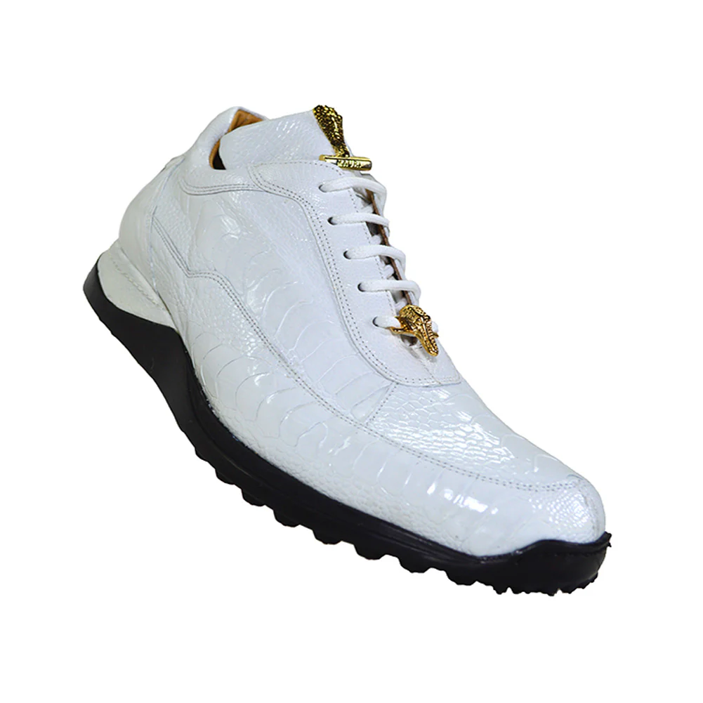 Mauri 8814 White Ostrich Casual - Image 6
