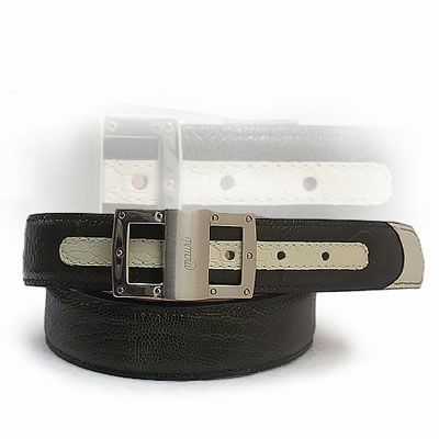 Mauri 2 Tone Ostrich Belt - Image 3