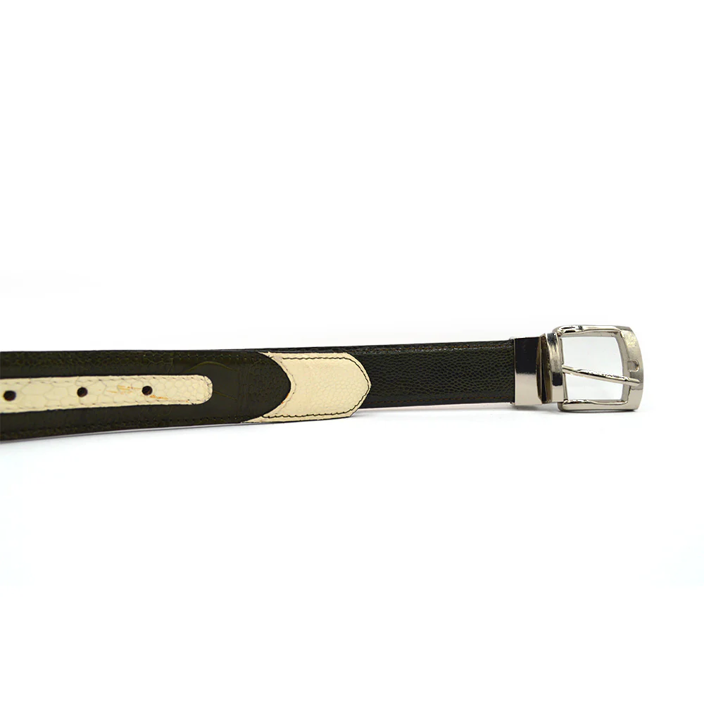 Mauri 2 Tone Ostrich Belt - Image 5